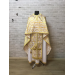 Greek vestment in white gold brocade - Liturgicalpriest clothes - Vestment set