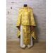 Greek vestment in white gold brocade - Liturgicalpriest clothes - Vestment set