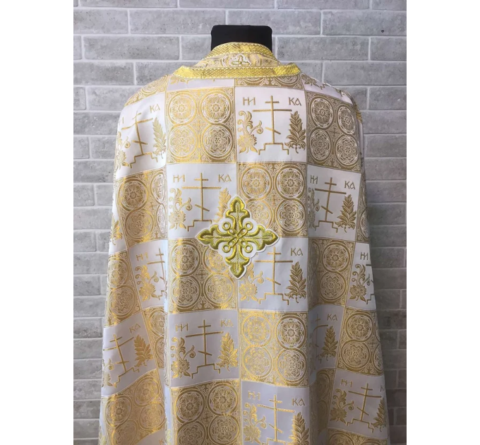 Greek vestments set in brocade - Calvary - Orthodox priest vestment set