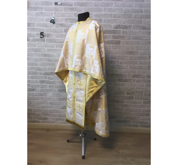 Greek vestments set in brocade - Calvary - Orthodox priest vestment set