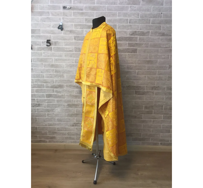 Greek vestments set in brocade - Calvary - Orthodox priest vestment set