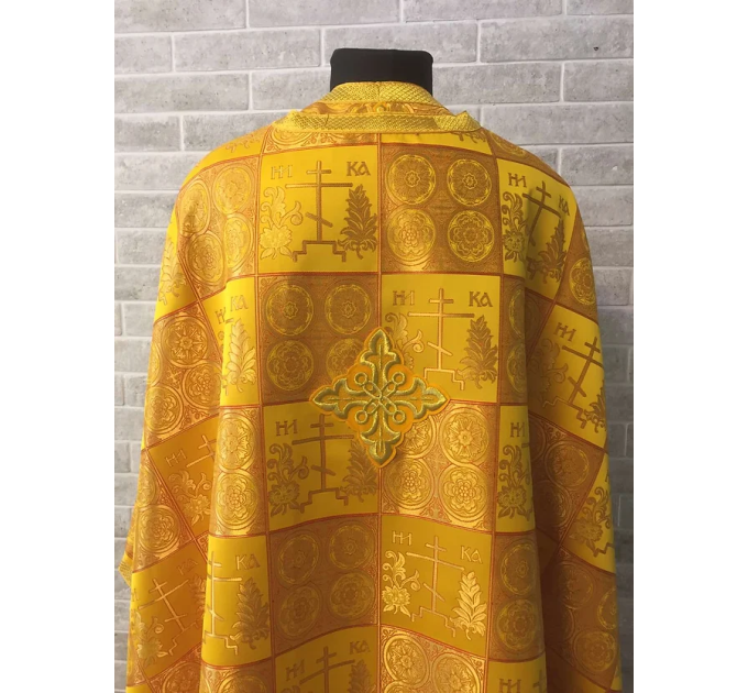 Greek vestments set in brocade - Calvary - Orthodox priest vestment set