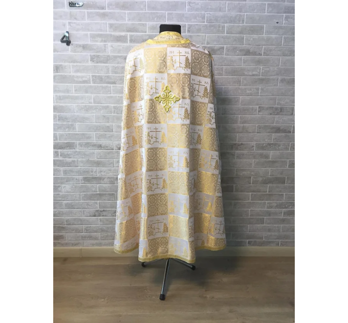 Greek vestments set in brocade - Calvary - Orthodox priest vestment set