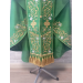 New green vestment with machine embroidery - Priest vestment clothes