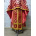 Red-gold vestment set in Greek style - Vestment in brocade - Priest clothes
