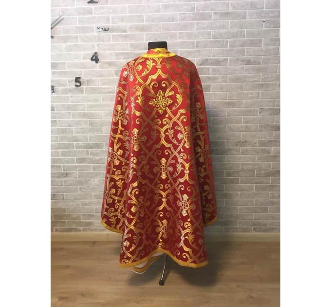 Priest vestments set in Greek style - Orthodox church garment - Priest phelon