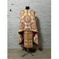 Greek vestment in white/red metallic brocade - Priest robe - Orthodox vestments