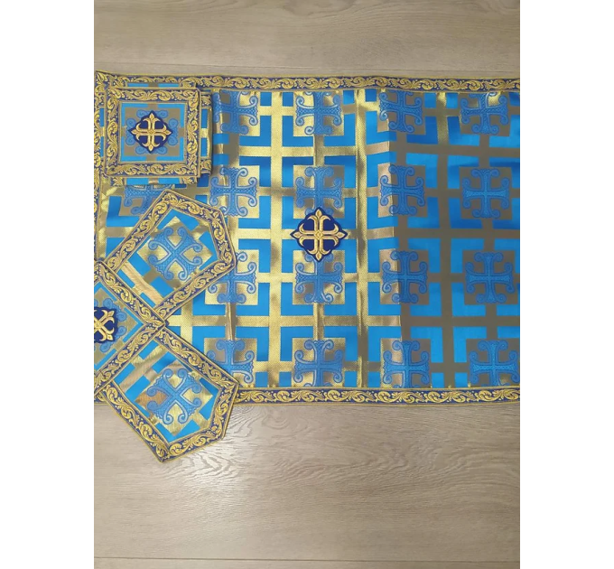 Greek vestment in greek brocade - Priest vestment - Liturgical costume