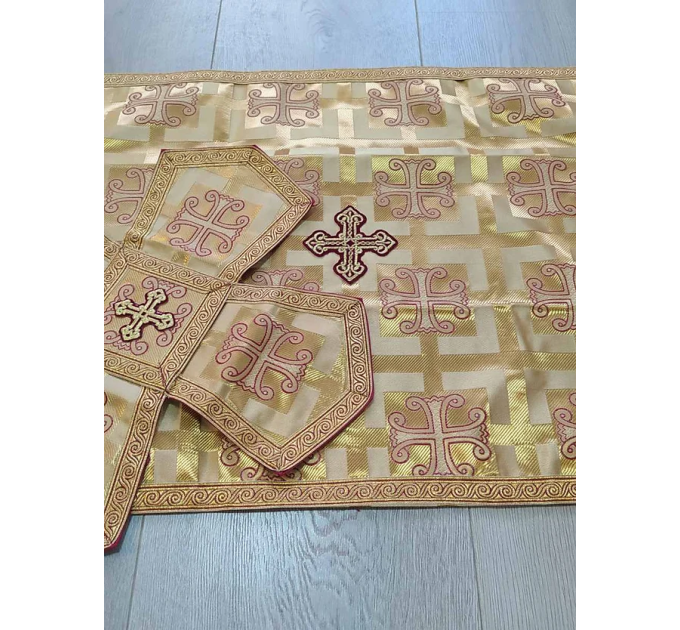 Greek vestment in greek brocade - Priest vestment - Liturgical costume