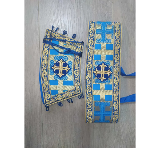 Greek vestment in greek brocade - Priest vestment - Liturgical costume