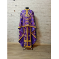 Greek brocade vestment - Priest robe - Orthodox liturgical Lent vestments