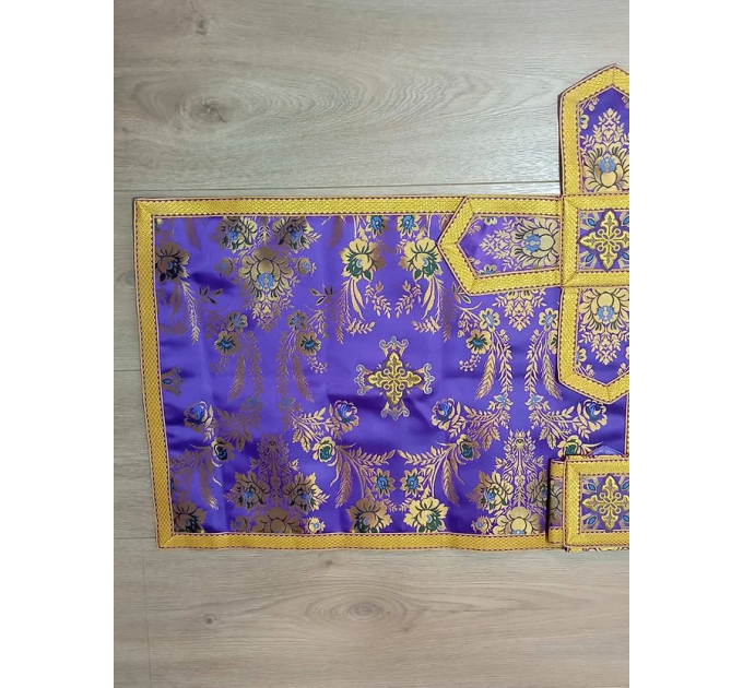 Greek brocade vestment - Priest robe - Orthodox liturgical Lent vestments