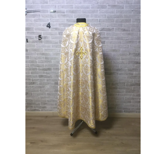 Priest vestment in Greek brocade - Liturgical orthodox costume - Phelon - Robe