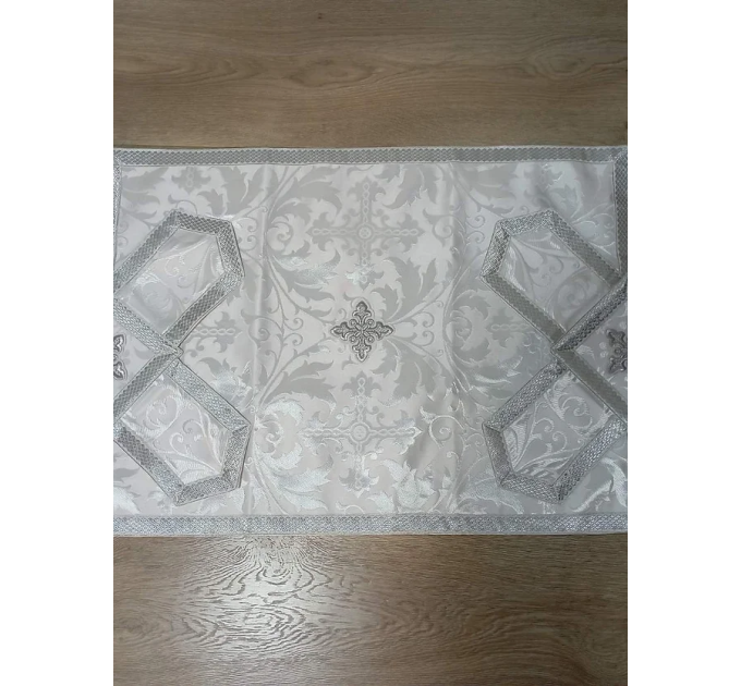 Greek light vestment in brocade - Priest liturgical vestment for orthodoxy