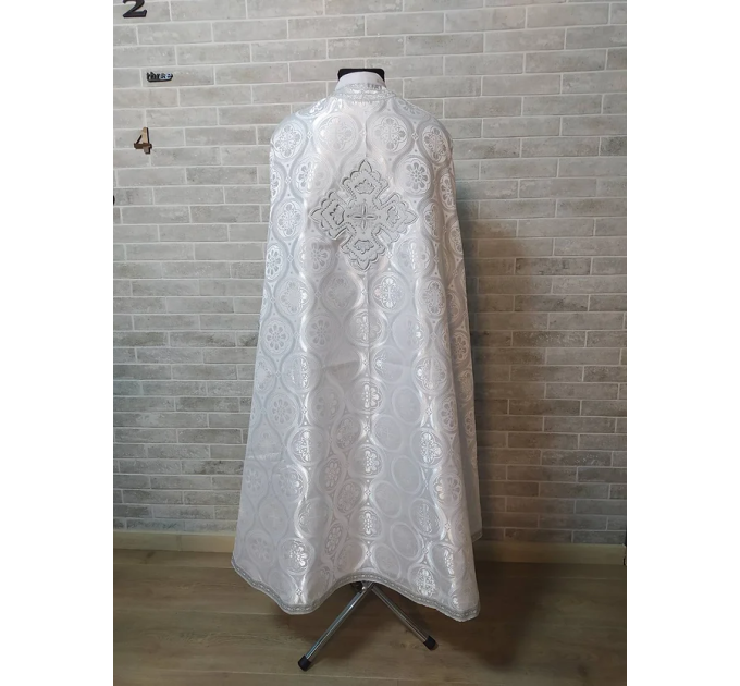Greek style vestment in brocade - Priest vestment - Liturgical costume for pries