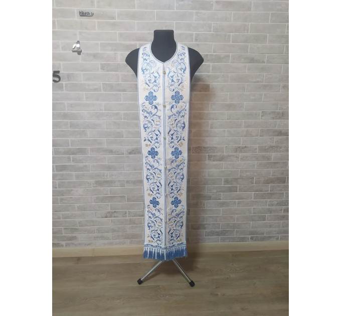 New Greek vestment with machine embroidery - Priest vestment -Clothes for priest