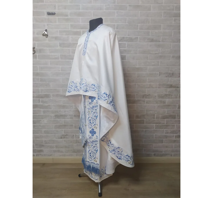 New Greek vestment with machine embroidery - Priest vestment -Clothes for priest