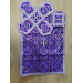 Violet Greek style vestment in brocade - Priest vestment - Liturgical clothes