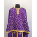 Violet Greek style vestment in brocade - Priest vestment - Liturgical clothes