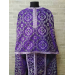 Violet Greek style vestment in brocade - Priest vestment - Liturgical clothes