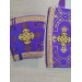 Violet Greek style vestment in Greek brocade - Priest vestment Liturgical cloth