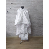 White Greek style vestments set in Nika brocade - Liturgical clothes for priest