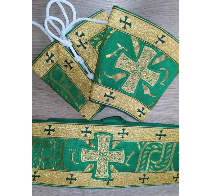 Chi-rho phelonion - Greek vestment in brocade - Priest vestment