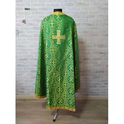 Chi-rho phelonion - Greek vestment in brocade - Priest vestment