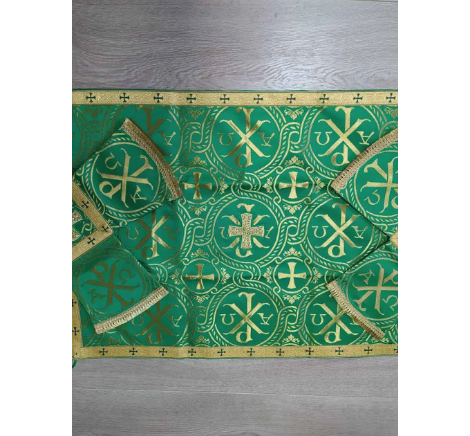 Chi-rho phelonion - Greek vestment in brocade - Priest vestment