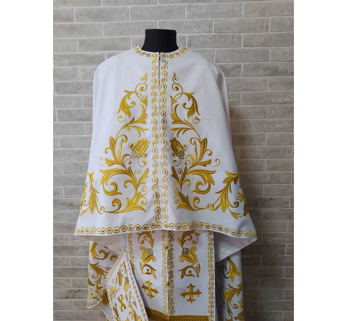 Greek vestment - Orthodox clothes - Priest embroidered liturgy clothes