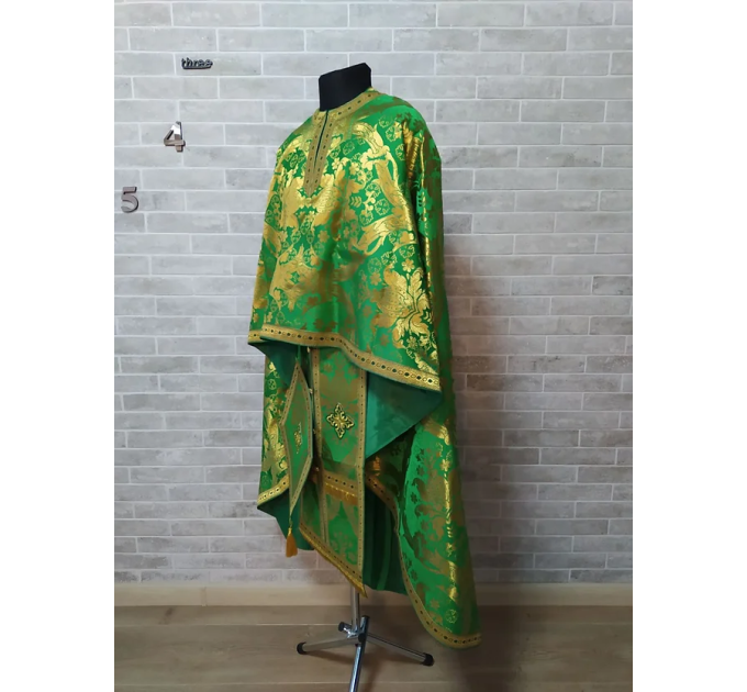 Greek vestment in brocade - Priest vestment - Liturgical costume for priest