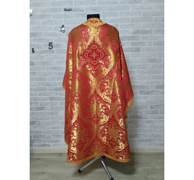 Greek vestment in brocade - Priest vestment - Liturgical costume for priest
