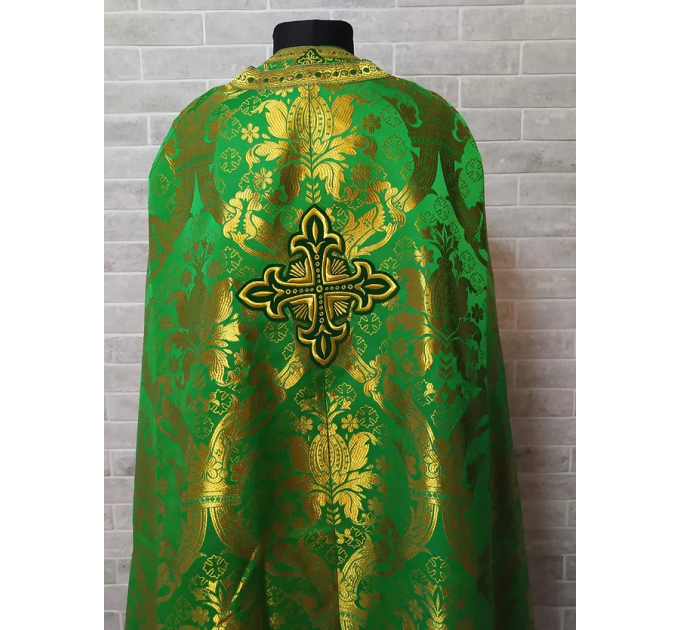 Greek vestment in brocade - Priest vestment - Liturgical costume for priest