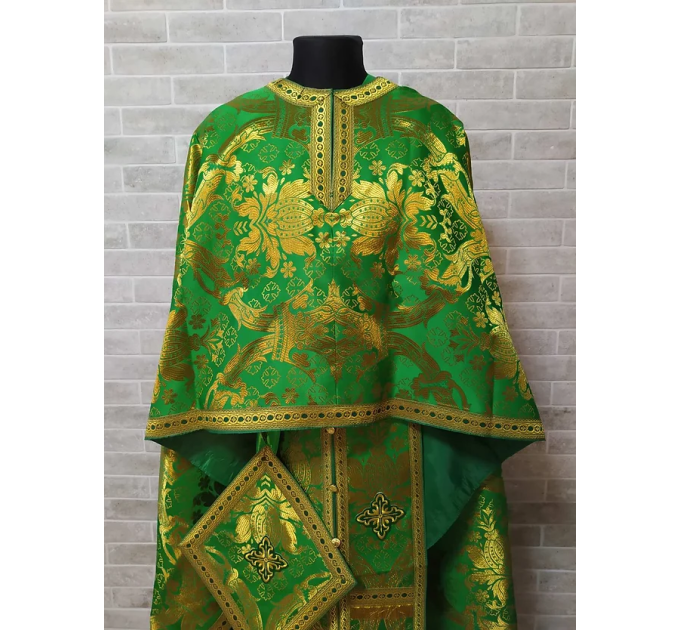 Greek vestment in brocade - Priest vestment - Liturgical costume for priest