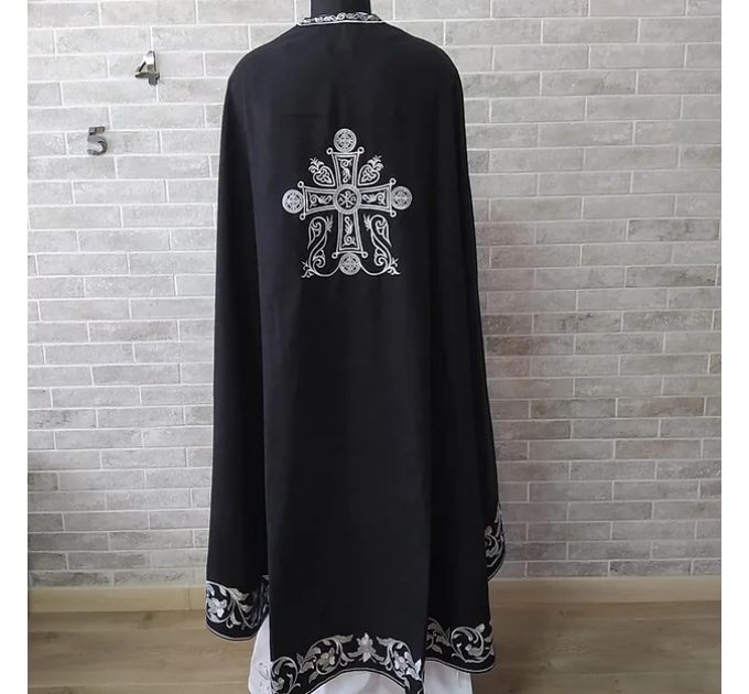 Greek vestment with machine embroidery- Priest vestment - Clothes for priests