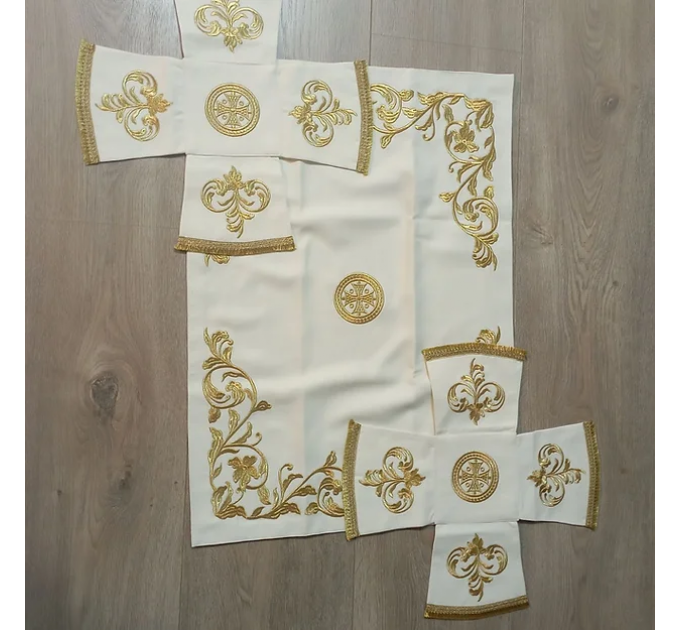 Greek vestment with machine embroidery- Priest vestment - Clothes for priests