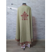 Summer Greek vestment with machine embroidery in linen-gabardine orthodox