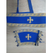 Blue Liturgical vestment in gabardine - Priest robe - Orthodox vestment - Priest