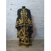 Dark embroidered Greek style vestment - Priest robe - Orthodox priest robe