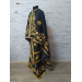 Dark embroidered Greek style vestment - Priest robe - Orthodox priest robe