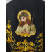 Dark embroidered Greek style vestment - Priest robe - Orthodox priest robe