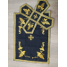 Dark embroidered Greek style vestment - Priest robe - Orthodox priest robe