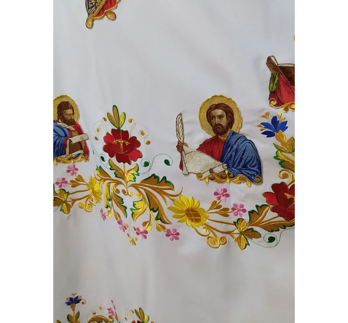 Embroidered Greek style vestment - Priest robe - Orthodox priest robe