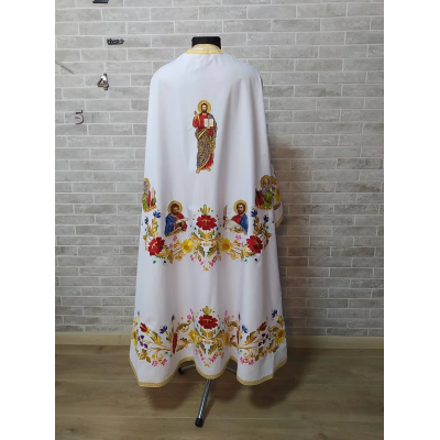 Embroidered Greek style vestment - Priest robe - Orthodox priest robe