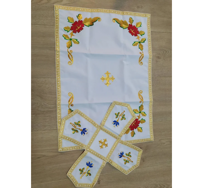 Embroidered Greek style vestment - Priest robe - Orthodox priest robe