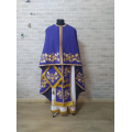 Embroidered Greek style vestment - Priest robe - Orthodox vestments - Gift idea