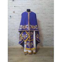 Embroidered Greek style vestment - Priest robe - Orthodox vestments - Gift idea