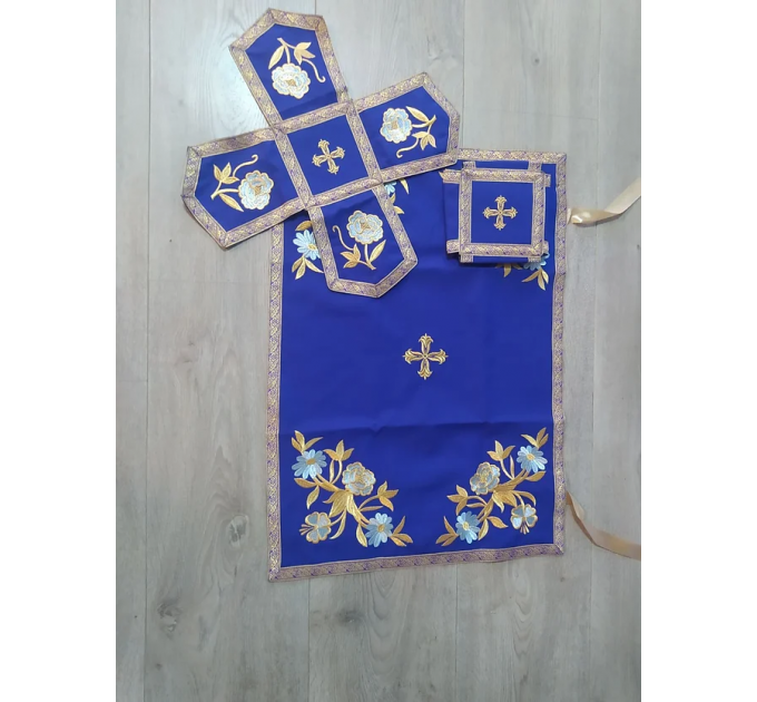 Embroidered Greek style vestment - Priest robe - Orthodox vestments - Gift idea