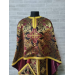 Black&Maroon vestment - Greek vestment in brocade - Priest liturgical clothes