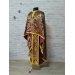 Black&Maroon vestment - Greek vestment in brocade - Priest liturgical clothes